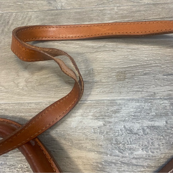 VTG Italy Unbranded Leather Doctor Crossbody Bag - Picture 5 of 14